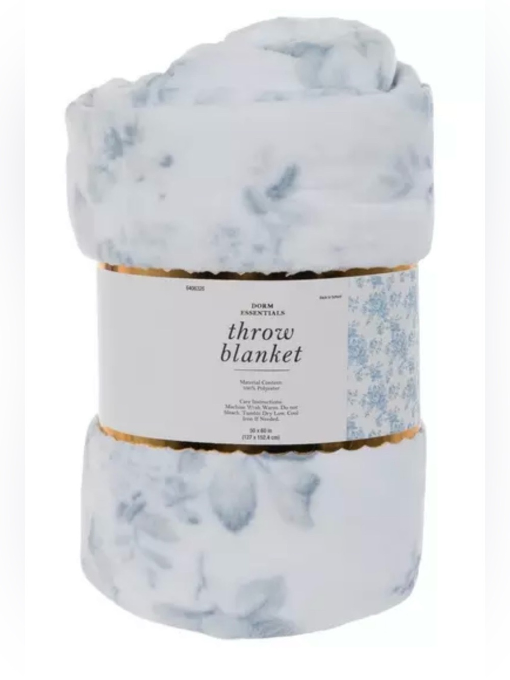 Floral Throw Blanket - Dorm Essentials - New - 50 x 60”